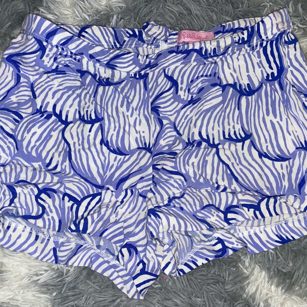 Lilly Pulitzer Purple Patterned Shorts
